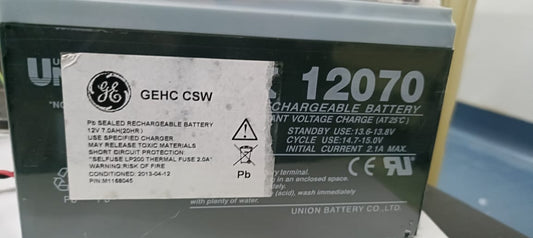 Battrey for ventilator